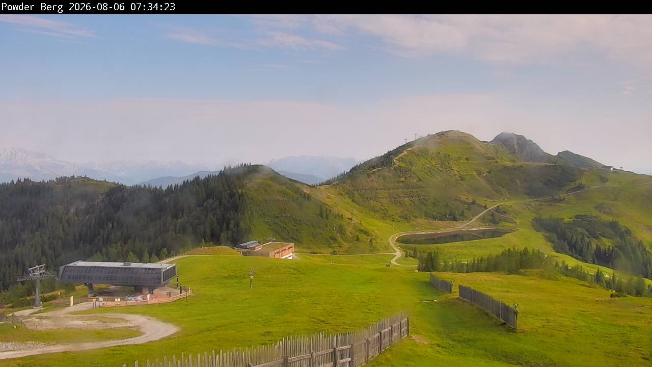 Archiv Foto Webcam Flachauwinkl-Kleinarl: Bergstation Powder Shuttle