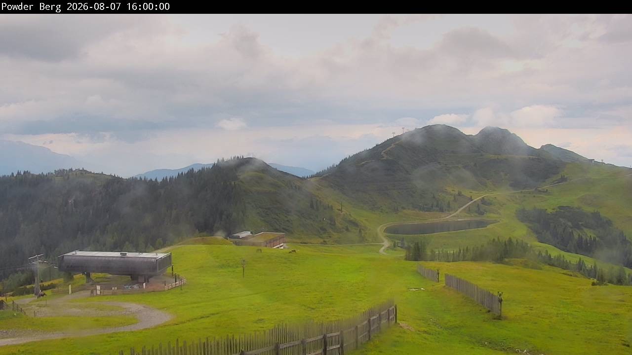 Archiv Foto Webcam Flachauwinkl-Kleinarl: Bergstation Powder Shuttle