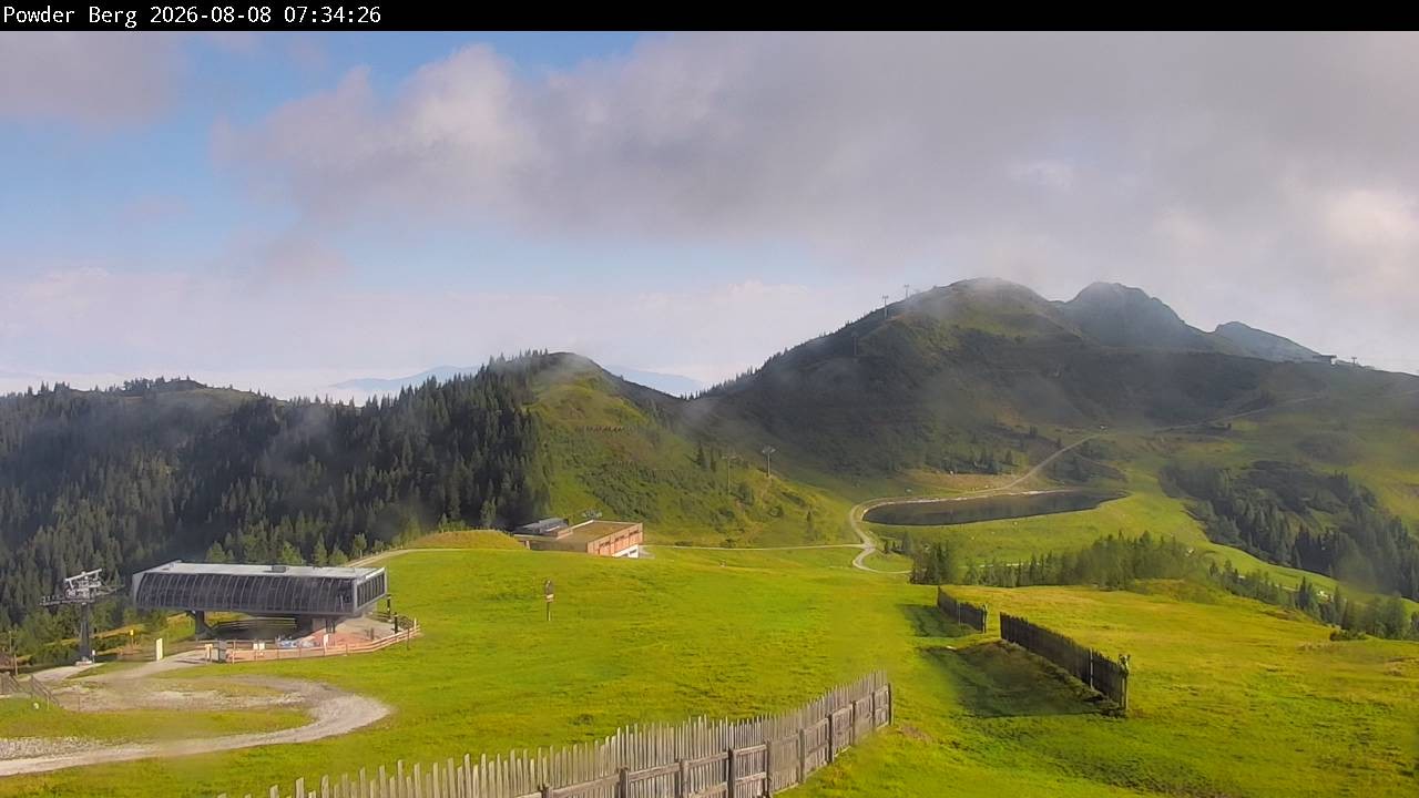 Archiv Foto Webcam Flachauwinkl-Kleinarl: Bergstation Powder Shuttle