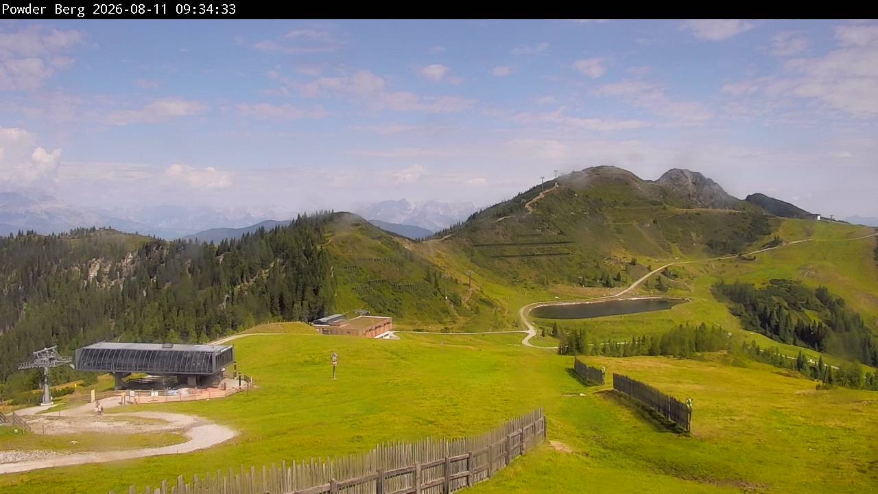 Archiv Foto Webcam Flachauwinkl-Kleinarl: Bergstation Powder Shuttle