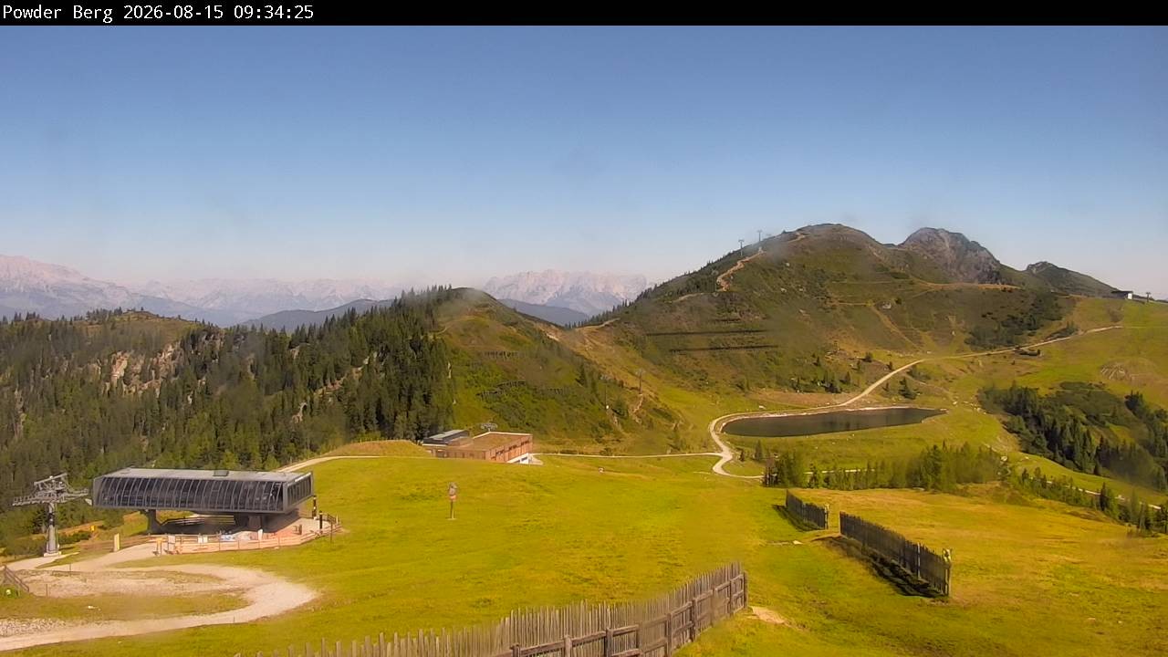 Archiv Foto Webcam Flachauwinkl-Kleinarl: Bergstation Powder Shuttle