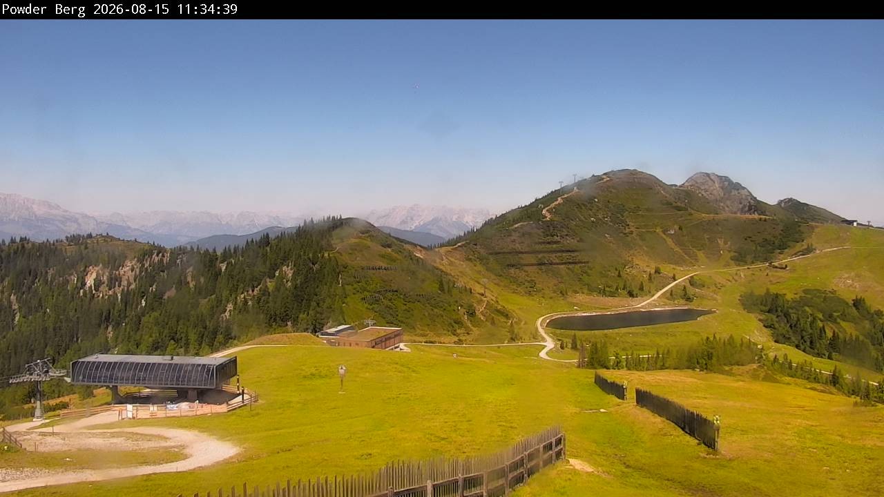 Archiv Foto Webcam Flachauwinkl-Kleinarl: Bergstation Powder Shuttle