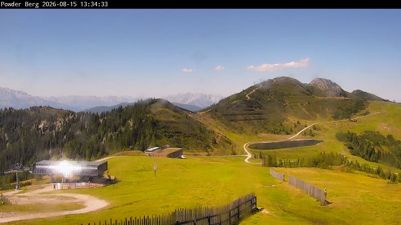 Archiv Foto Webcam Flachauwinkl-Kleinarl: Bergstation Powder Shuttle