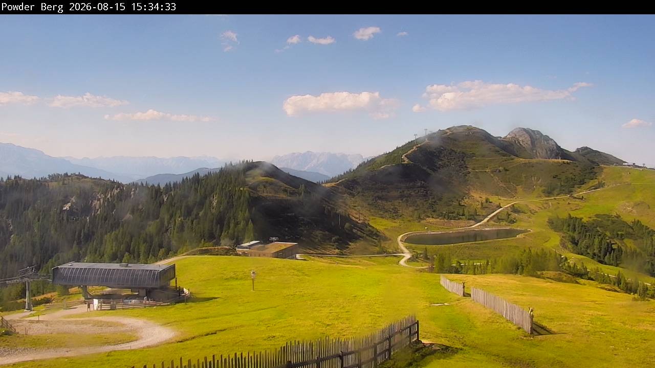 Archiv Foto Webcam Flachauwinkl-Kleinarl: Bergstation Powder Shuttle