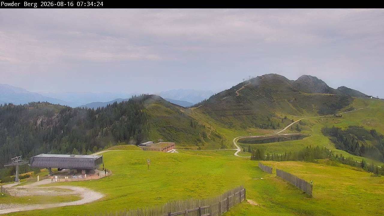 Archiv Foto Webcam Flachauwinkl-Kleinarl: Bergstation Powder Shuttle