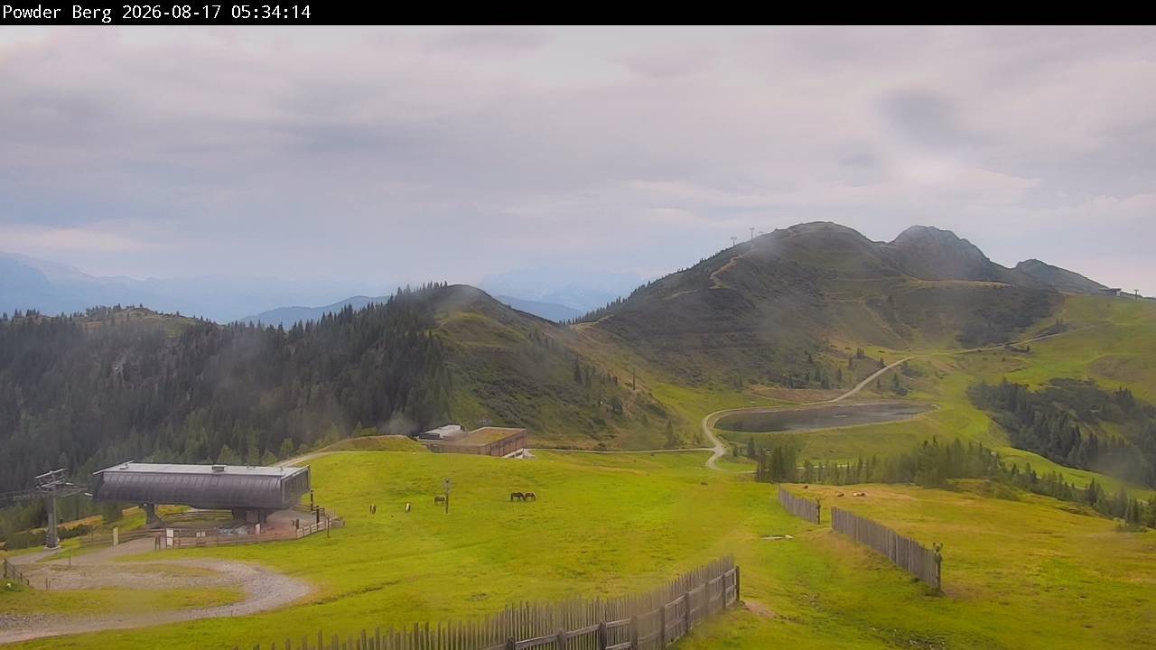 Archiv Foto Webcam Flachauwinkl-Kleinarl: Bergstation Powder Shuttle