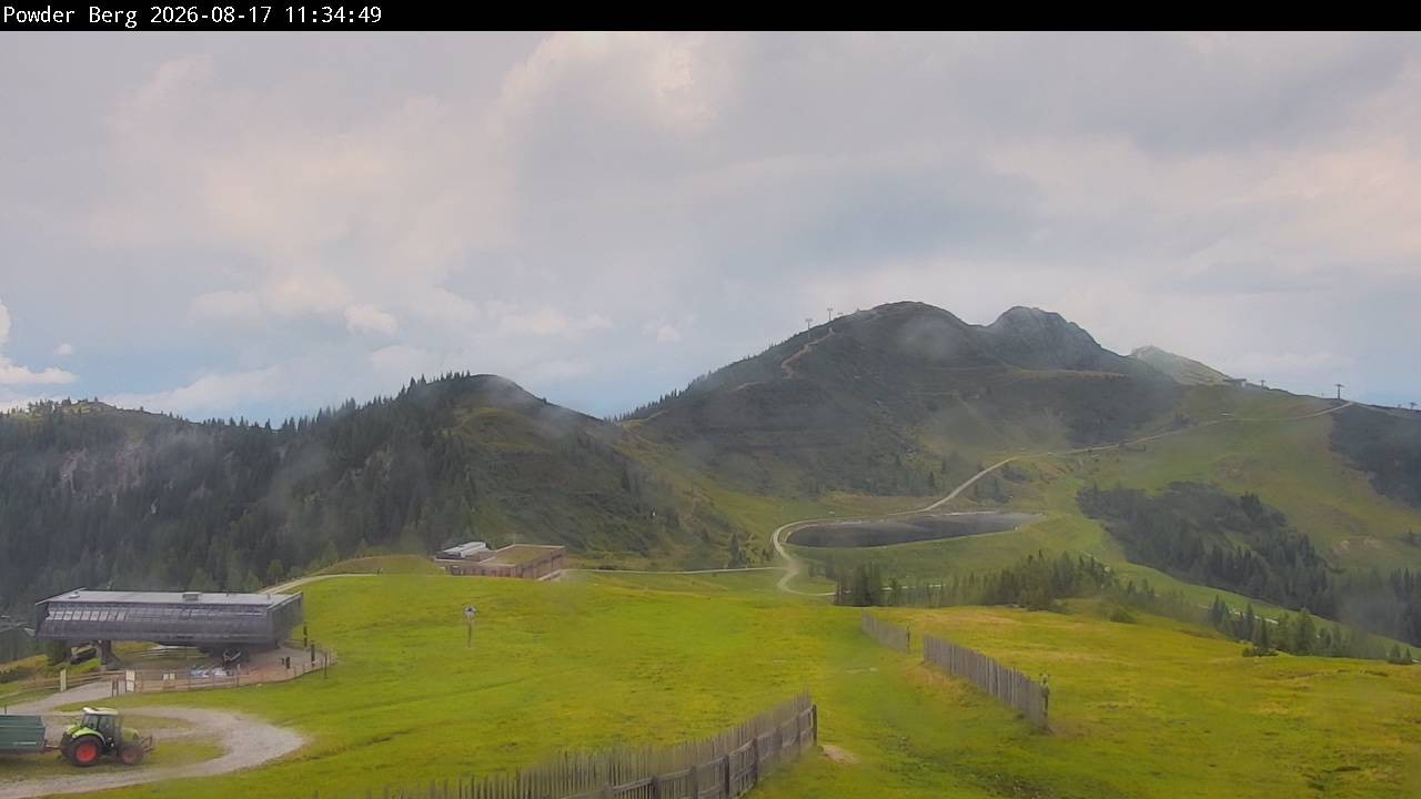 Archiv Foto Webcam Flachauwinkl-Kleinarl: Bergstation Powder Shuttle