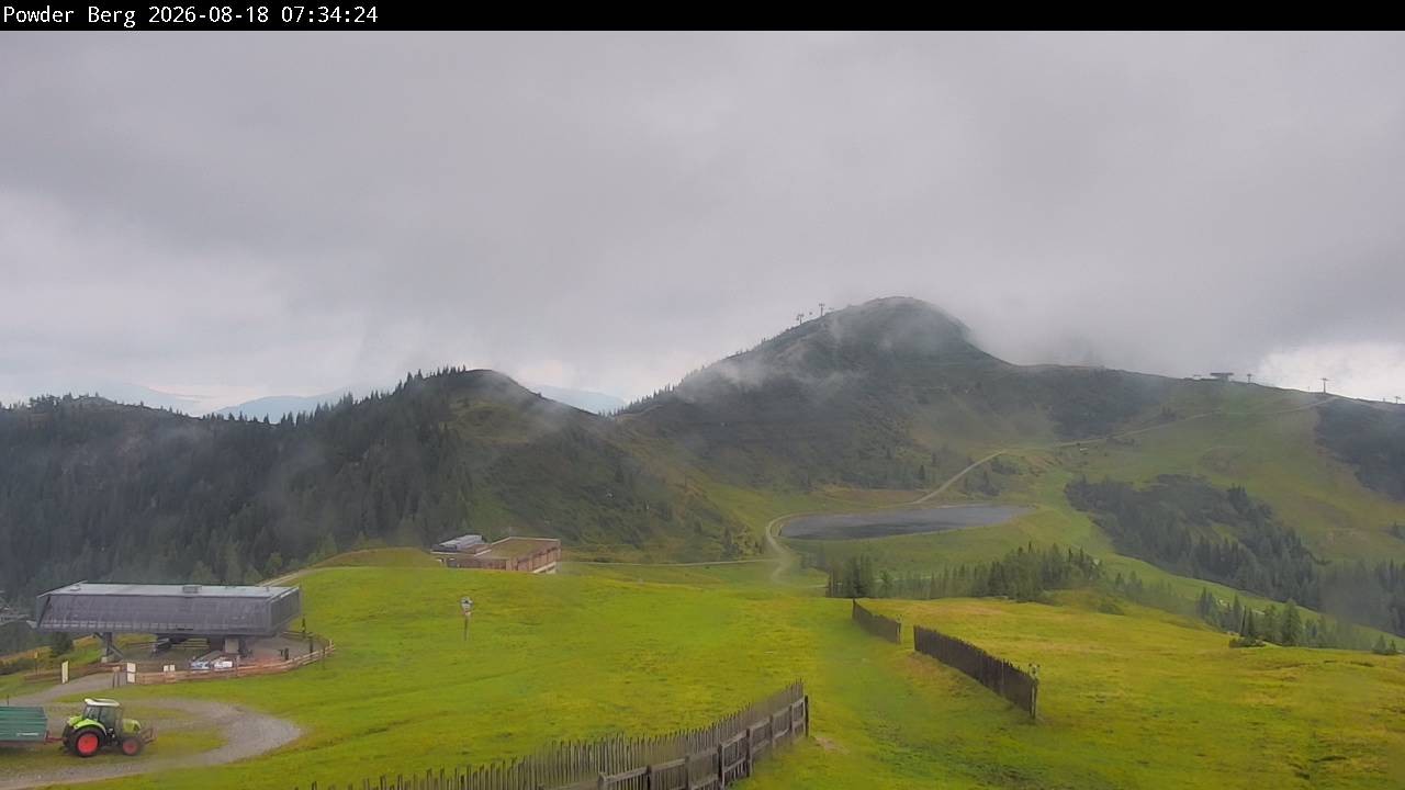 Archiv Foto Webcam Flachauwinkl-Kleinarl: Bergstation Powder Shuttle