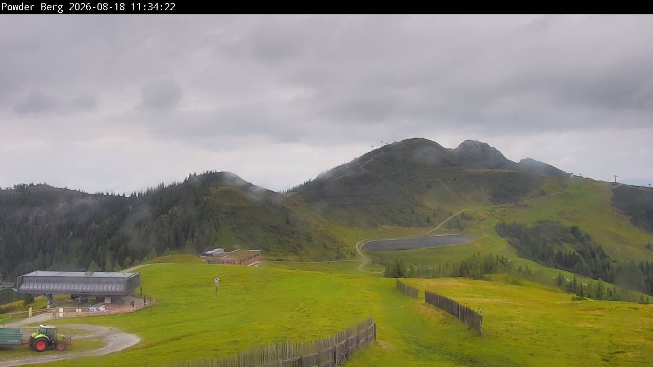 Archiv Foto Webcam Flachauwinkl-Kleinarl: Bergstation Powder Shuttle