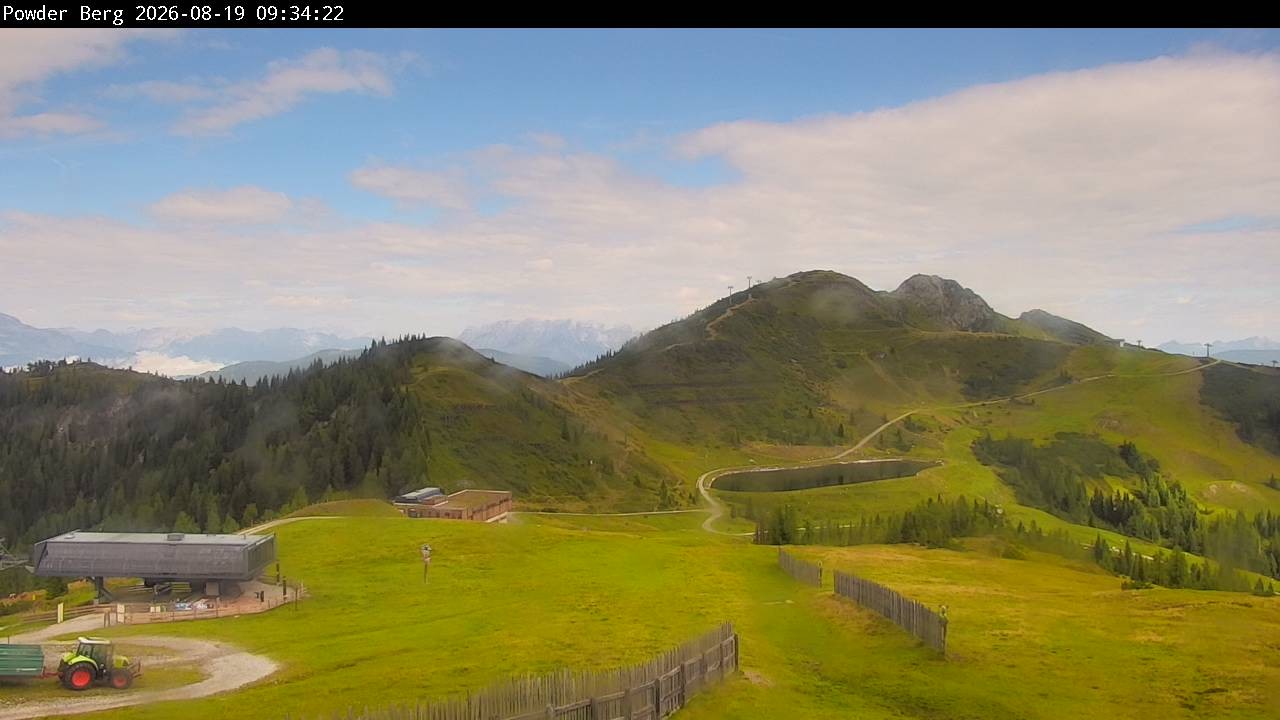 Archiv Foto Webcam Flachauwinkl-Kleinarl: Bergstation Powder Shuttle