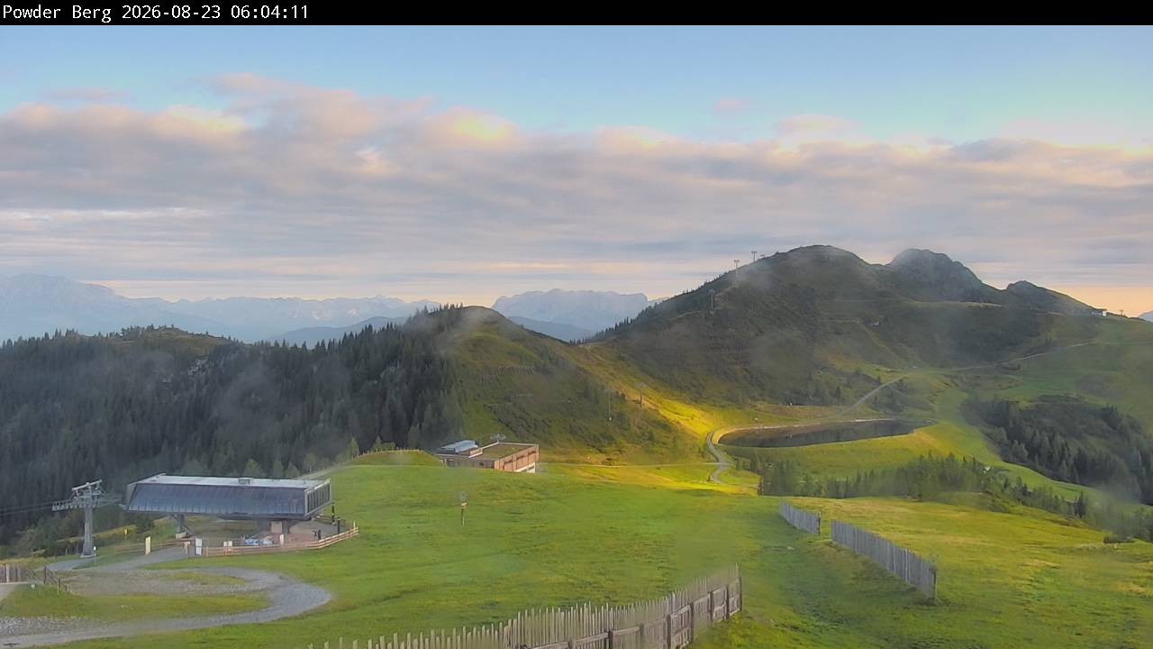 Archiv Foto Webcam Flachauwinkl-Kleinarl: Bergstation Powder Shuttle