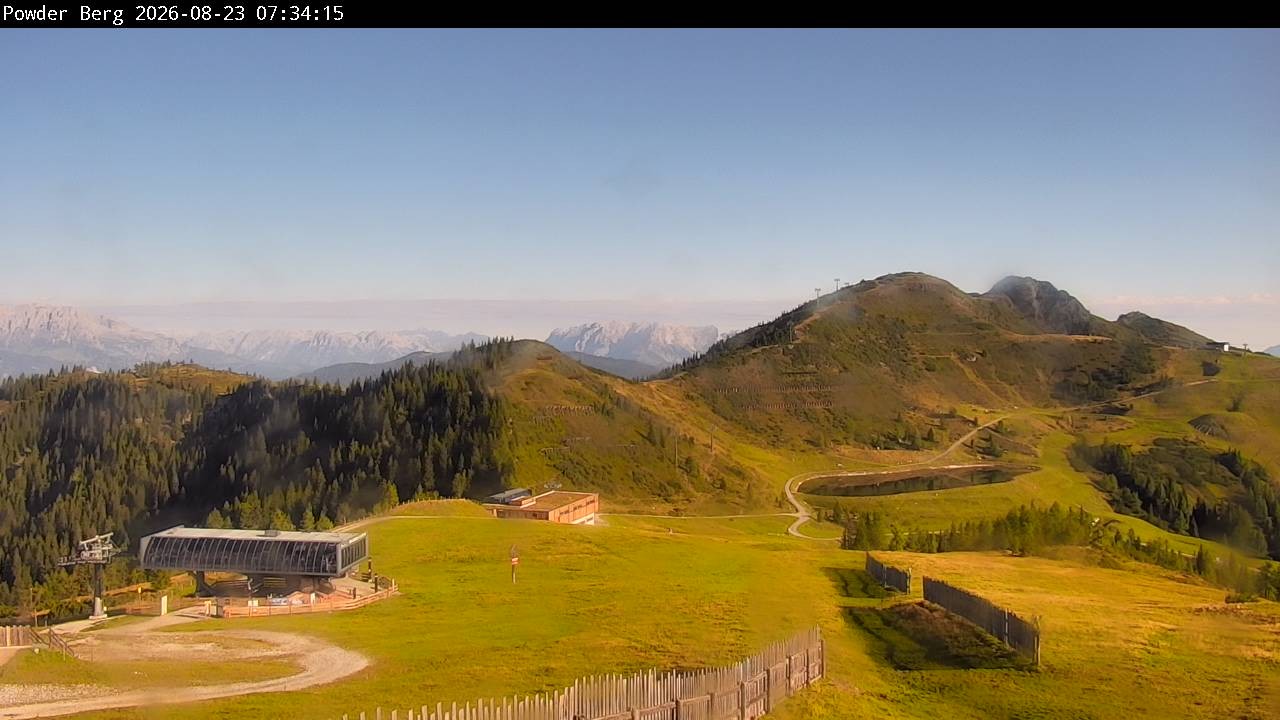 Archiv Foto Webcam Flachauwinkl-Kleinarl: Bergstation Powder Shuttle
