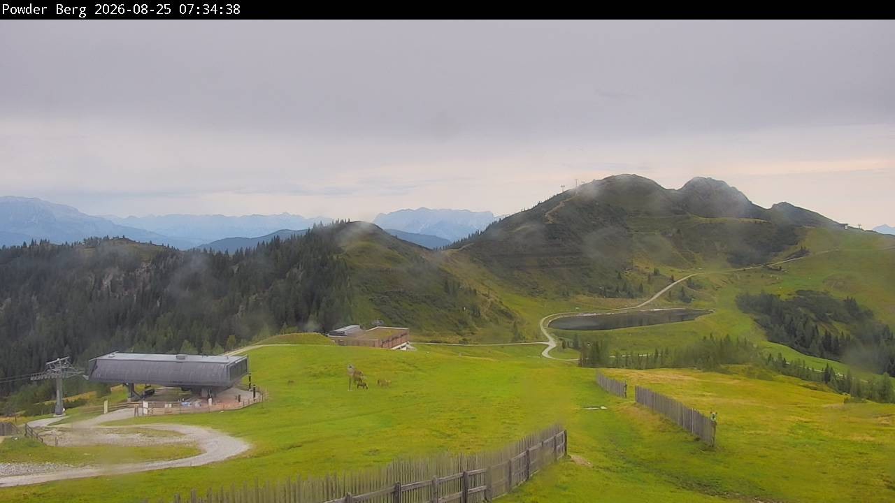 Archiv Foto Webcam Flachauwinkl-Kleinarl: Bergstation Powder Shuttle