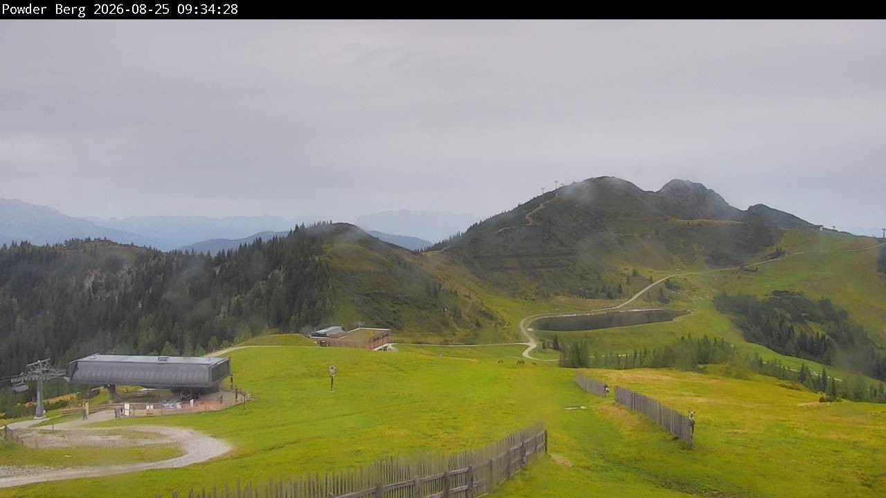 Archiv Foto Webcam Flachauwinkl-Kleinarl: Bergstation Powder Shuttle