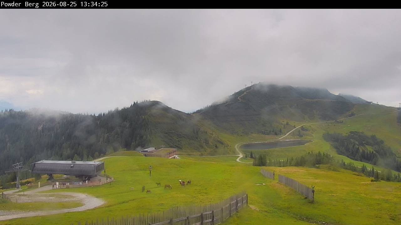 Archiv Foto Webcam Flachauwinkl-Kleinarl: Bergstation Powder Shuttle