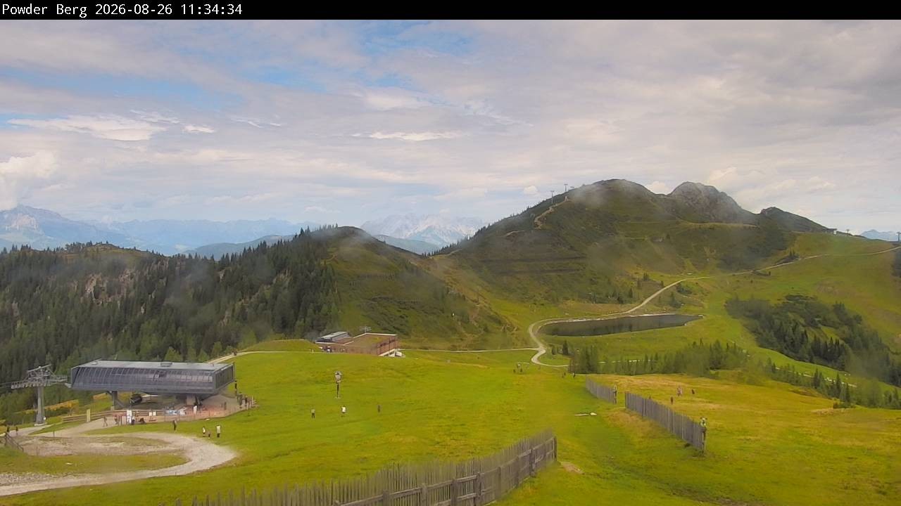 Archiv Foto Webcam Flachauwinkl-Kleinarl: Bergstation Powder Shuttle