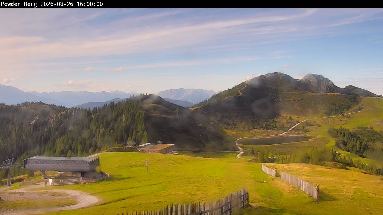 Archiv Foto Webcam Flachauwinkl-Kleinarl: Bergstation Powder Shuttle