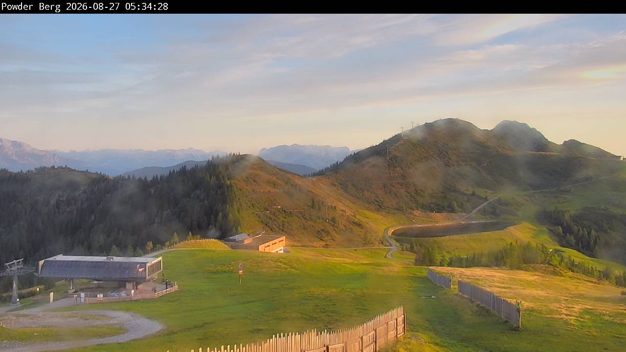 Archiv Foto Webcam Flachauwinkl-Kleinarl: Bergstation Powder Shuttle