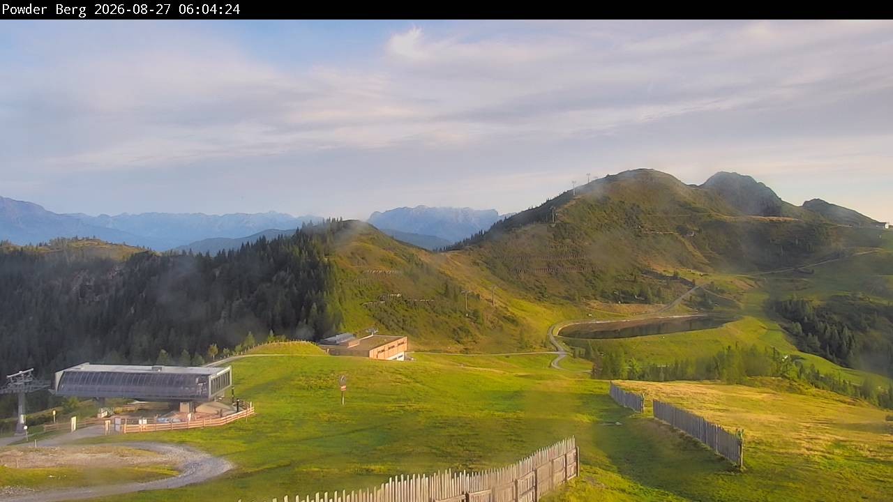 Archiv Foto Webcam Flachauwinkl-Kleinarl: Bergstation Powder Shuttle