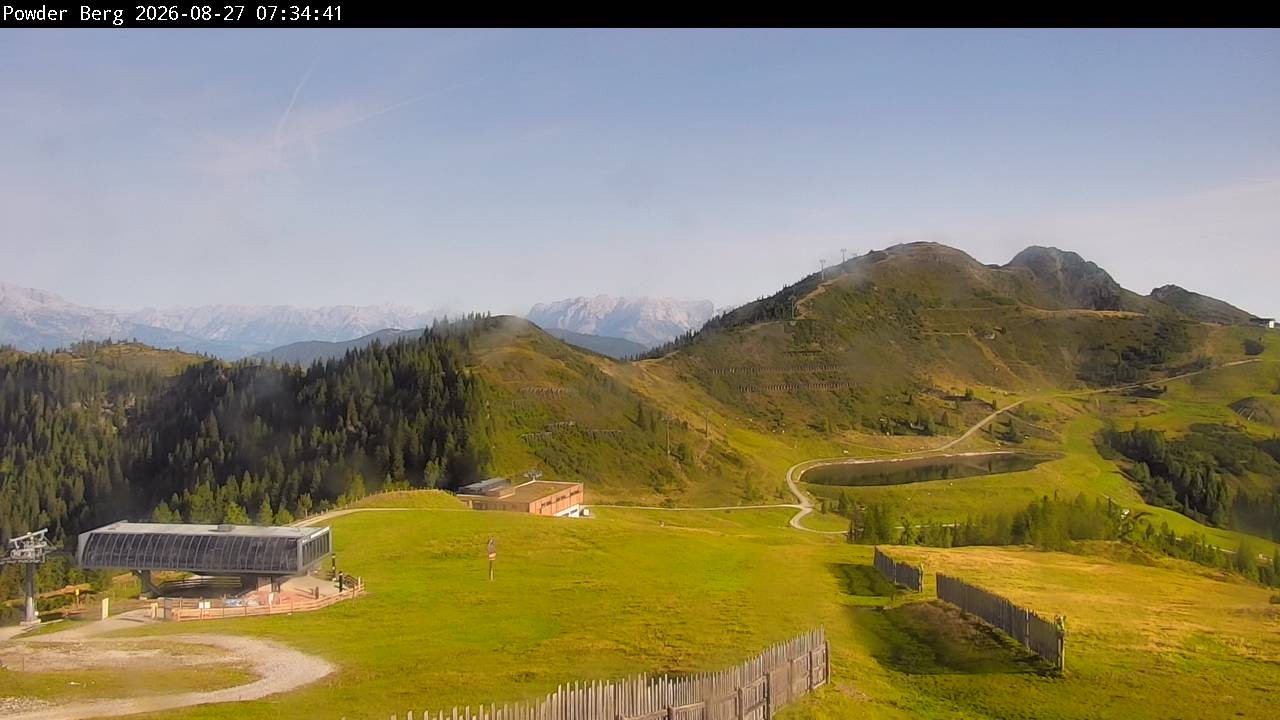 Archiv Foto Webcam Flachauwinkl-Kleinarl: Bergstation Powder Shuttle