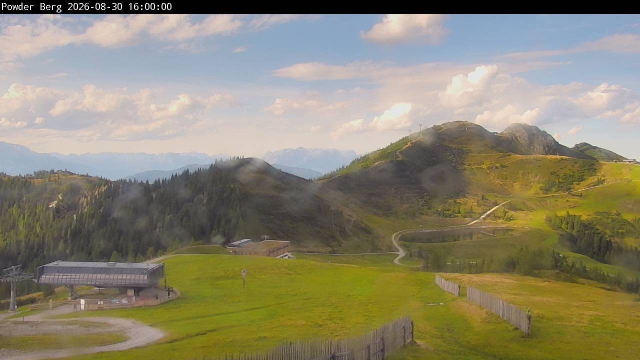 Archiv Foto Webcam Flachauwinkl-Kleinarl: Bergstation Powder Shuttle