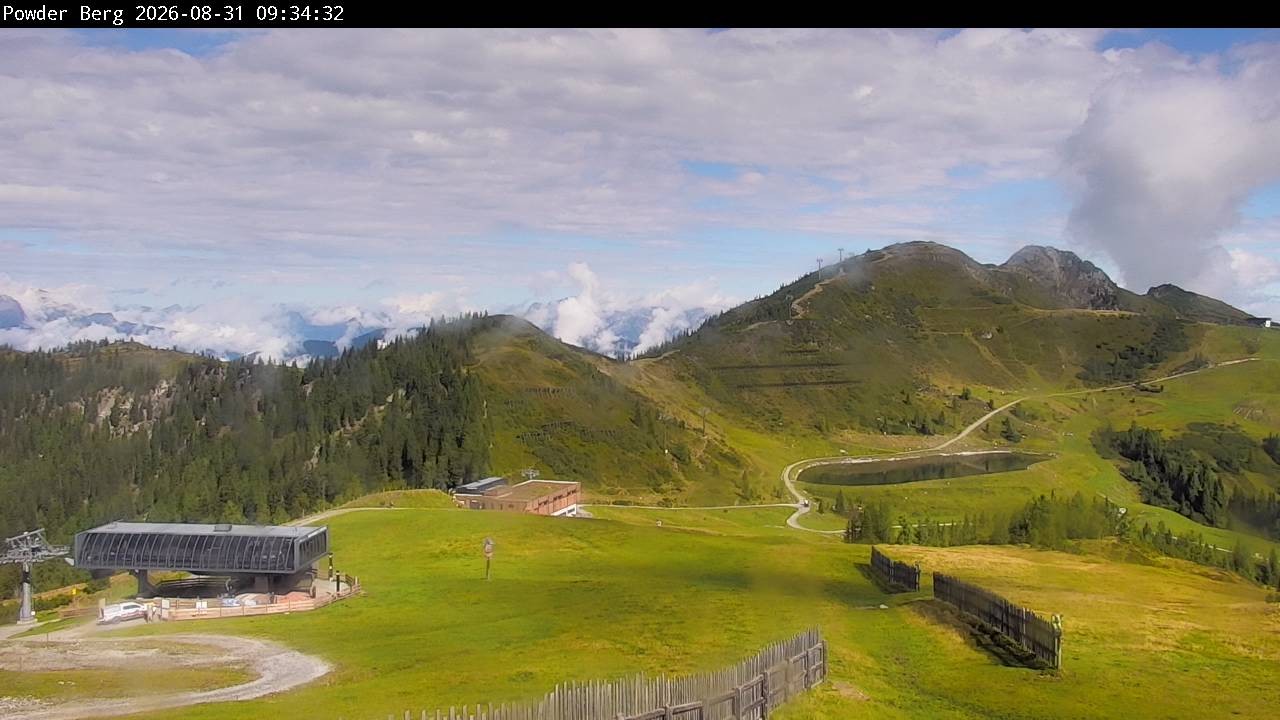 Archiv Foto Webcam Flachauwinkl-Kleinarl: Bergstation Powder Shuttle