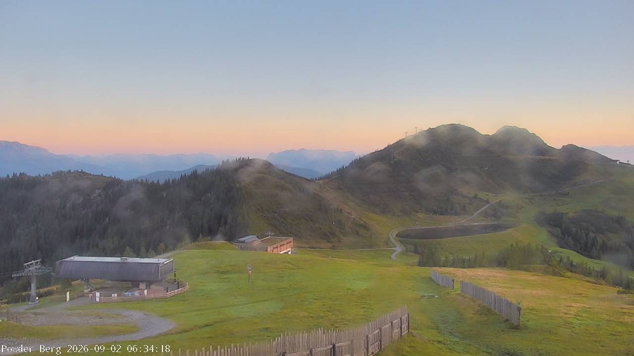 Archiv Foto Webcam Flachauwinkl-Kleinarl: Bergstation Powder Shuttle
