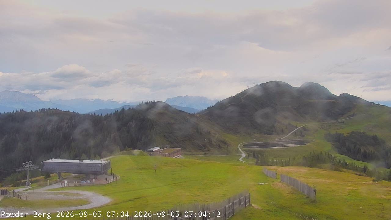 Archiv Foto Webcam Flachauwinkl-Kleinarl: Bergstation Powder Shuttle