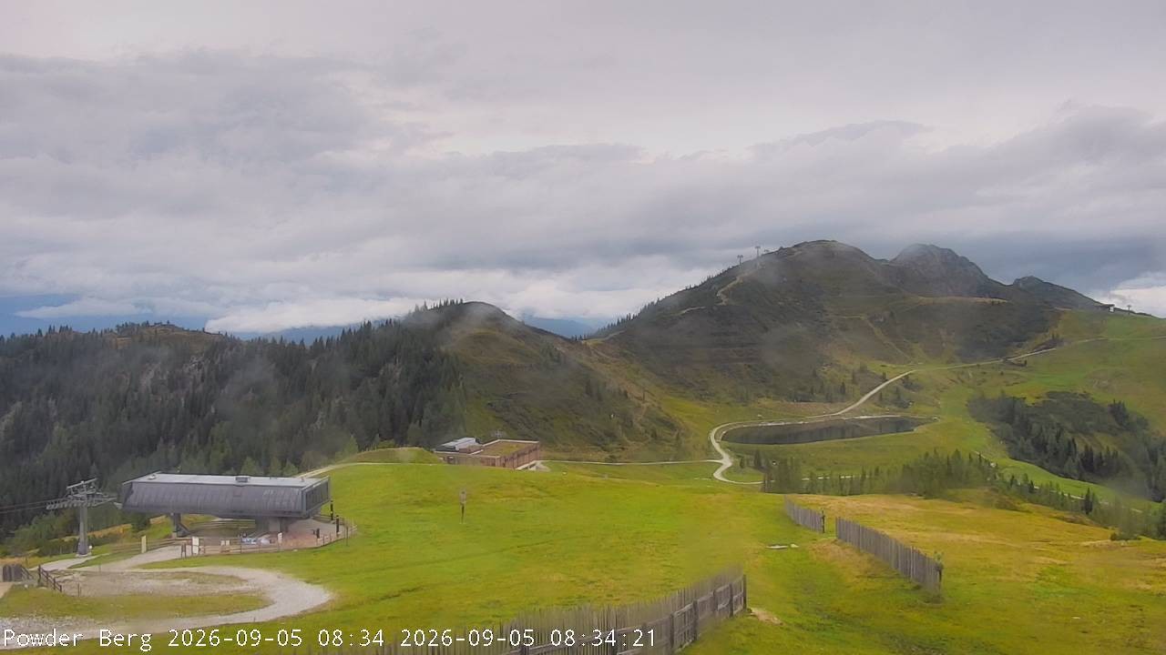 Archiv Foto Webcam Flachauwinkl-Kleinarl: Bergstation Powder Shuttle