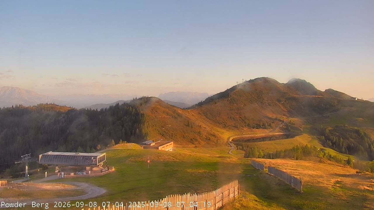 Archiv Foto Webcam Flachauwinkl-Kleinarl: Bergstation Powder Shuttle