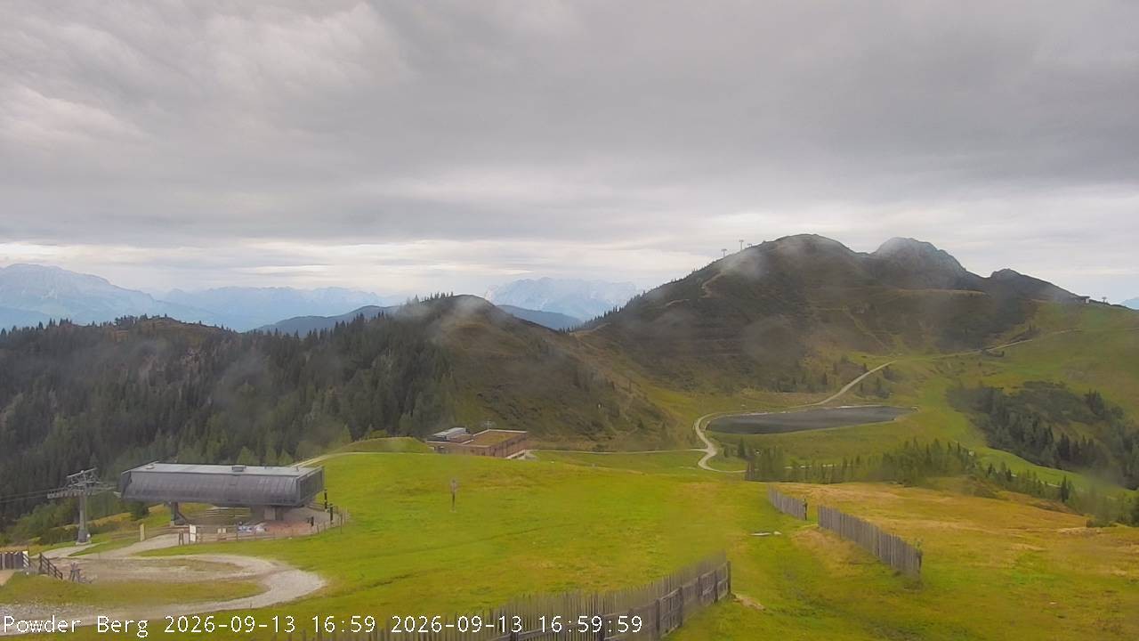 Archiv Foto Webcam Flachauwinkl-Kleinarl: Bergstation Powder Shuttle