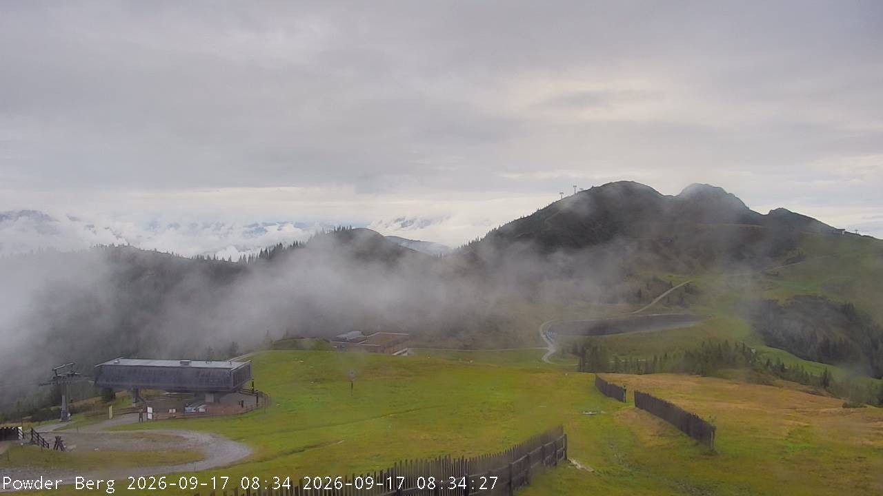 Archiv Foto Webcam Flachauwinkl-Kleinarl: Bergstation Powder Shuttle
