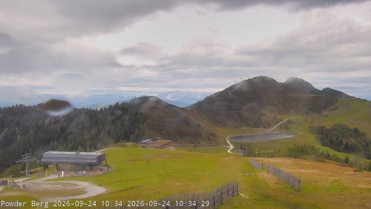 Archiv Foto Webcam Flachauwinkl-Kleinarl: Bergstation Powder Shuttle