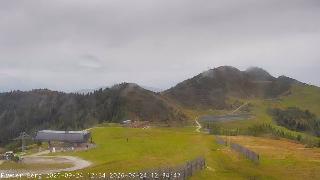 Archiv Foto Webcam Flachauwinkl-Kleinarl: Bergstation Powder Shuttle