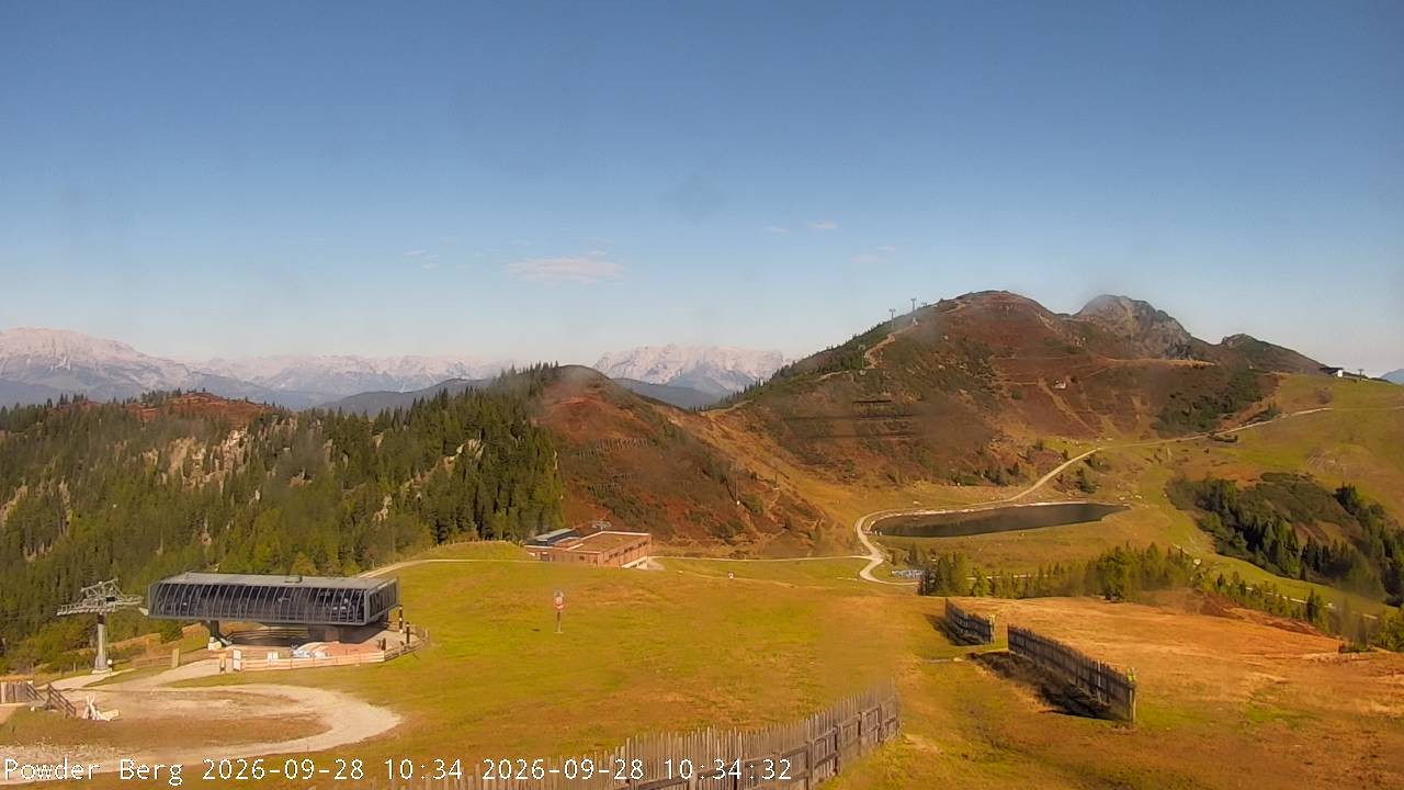 Archiv Foto Webcam Flachauwinkl-Kleinarl: Bergstation Powder Shuttle