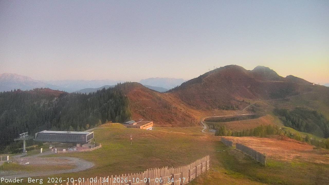 Archiv Foto Webcam Flachauwinkl-Kleinarl: Bergstation Powder Shuttle