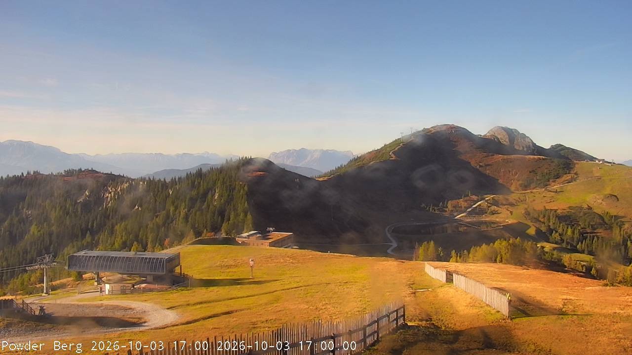 Archiv Foto Webcam Flachauwinkl-Kleinarl: Bergstation Powder Shuttle