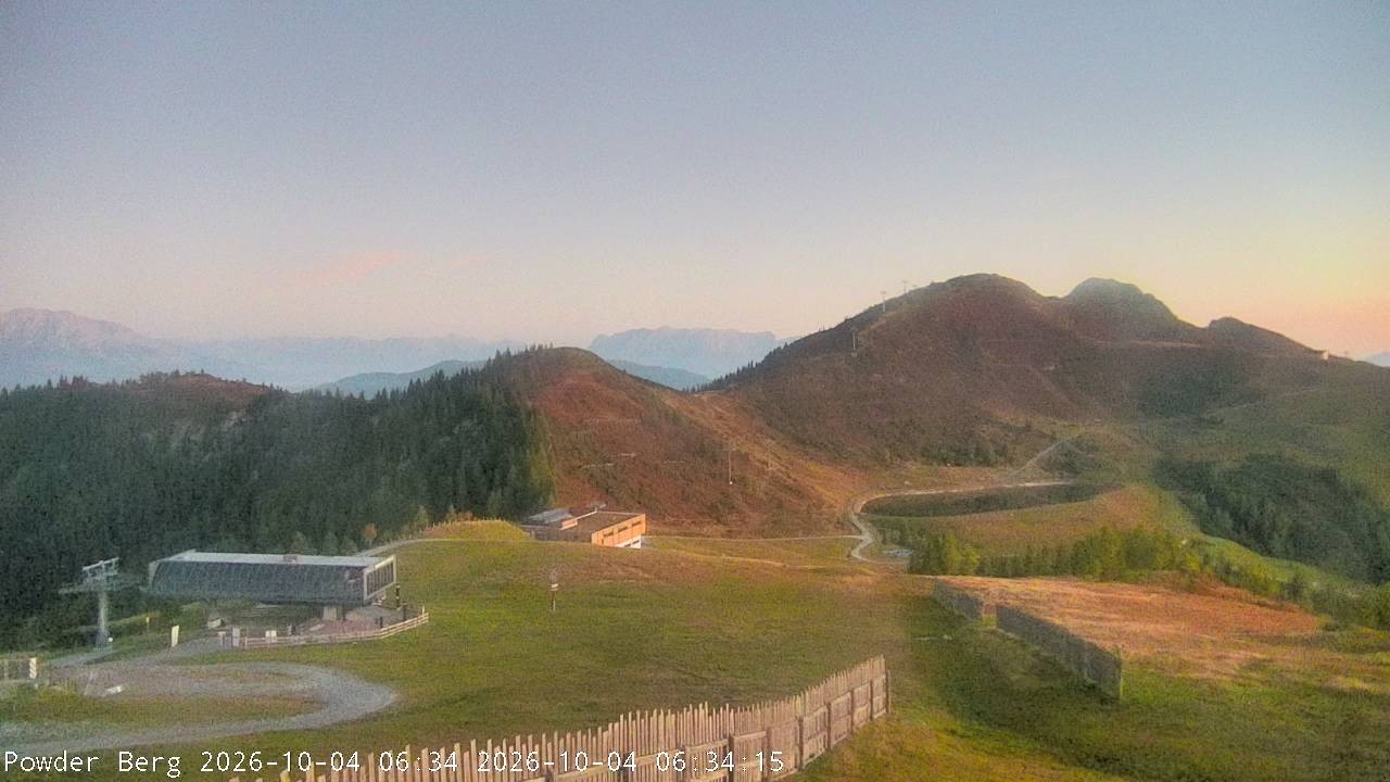 Archiv Foto Webcam Flachauwinkl-Kleinarl: Bergstation Powder Shuttle