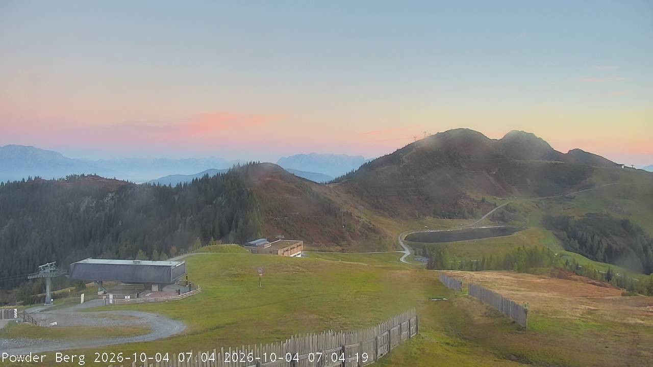 Archiv Foto Webcam Flachauwinkl-Kleinarl: Bergstation Powder Shuttle