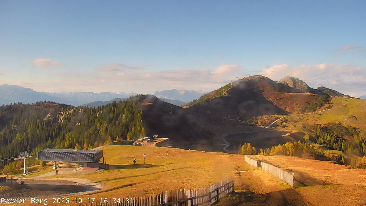 Archiv Foto Webcam Flachauwinkl-Kleinarl: Bergstation Powder Shuttle