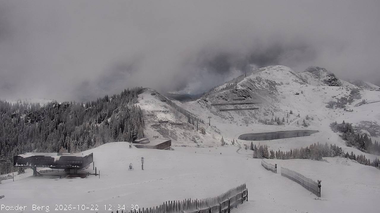 Archiv Foto Webcam Flachauwinkl-Kleinarl: Bergstation Powder Shuttle