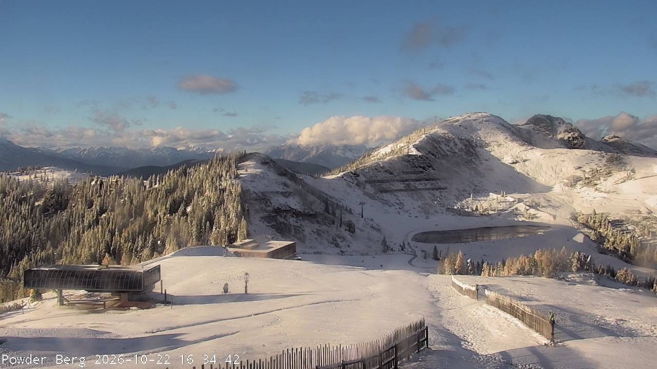 Archiv Foto Webcam Flachauwinkl-Kleinarl: Bergstation Powder Shuttle