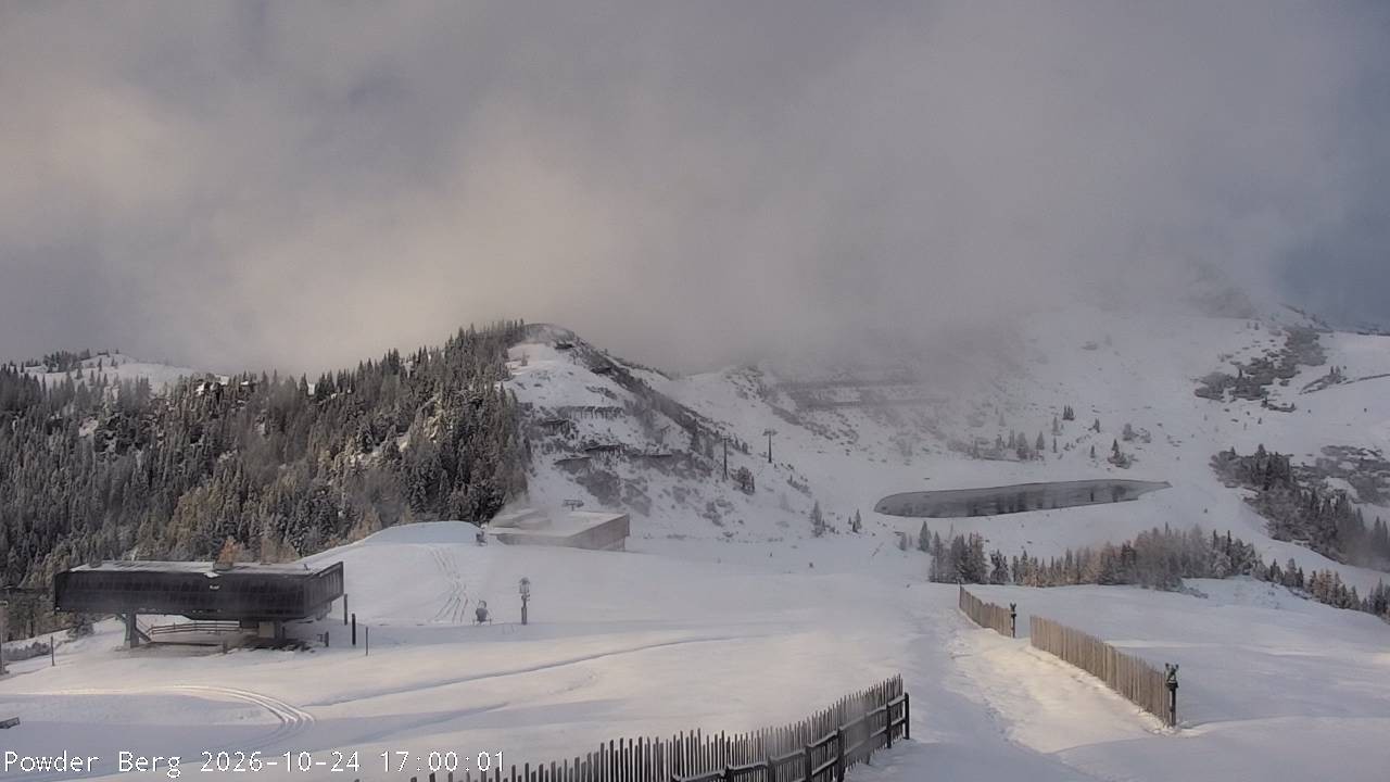 Archiv Foto Webcam Flachauwinkl-Kleinarl: Bergstation Powder Shuttle