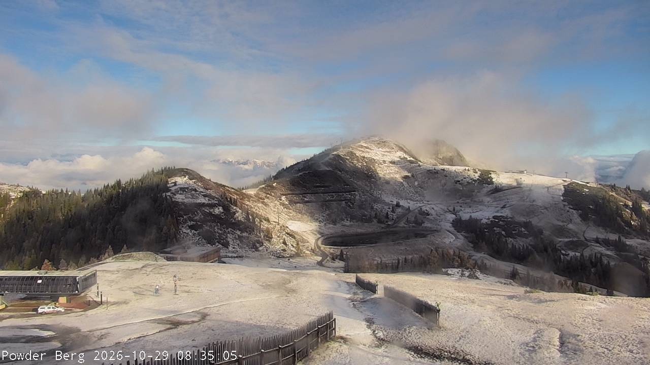 Archiv Foto Webcam Flachauwinkl-Kleinarl: Bergstation Powder Shuttle