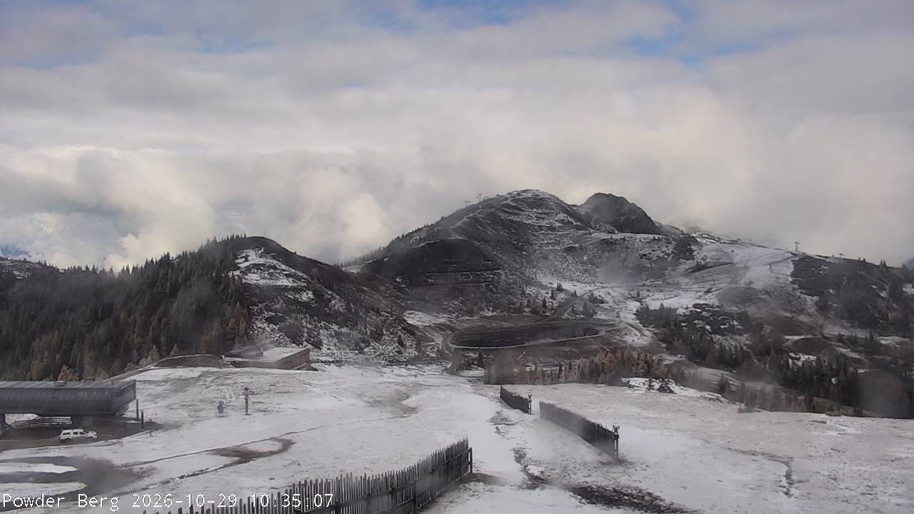 Archiv Foto Webcam Flachauwinkl-Kleinarl: Bergstation Powder Shuttle