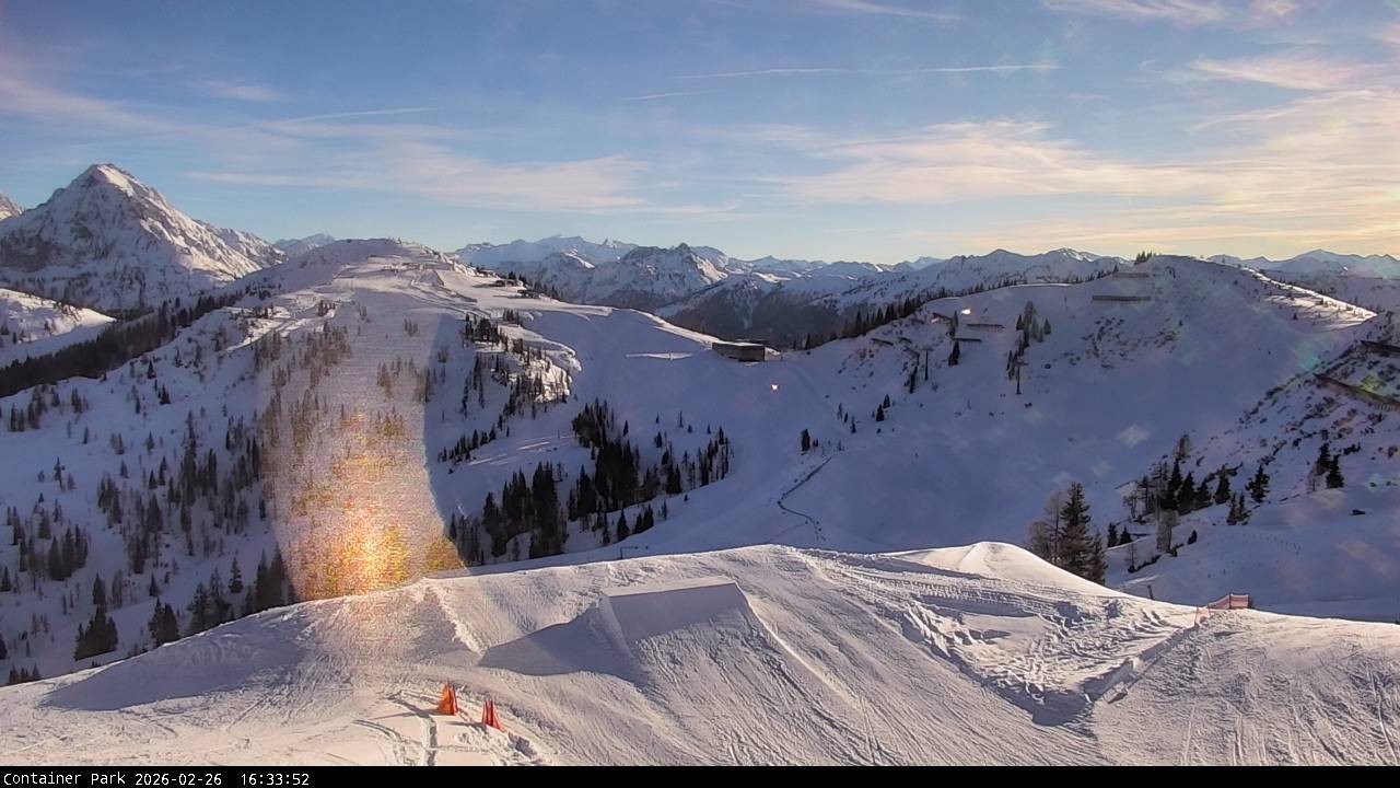 Archived image Webcam Flachauwinkl-Kleinarl