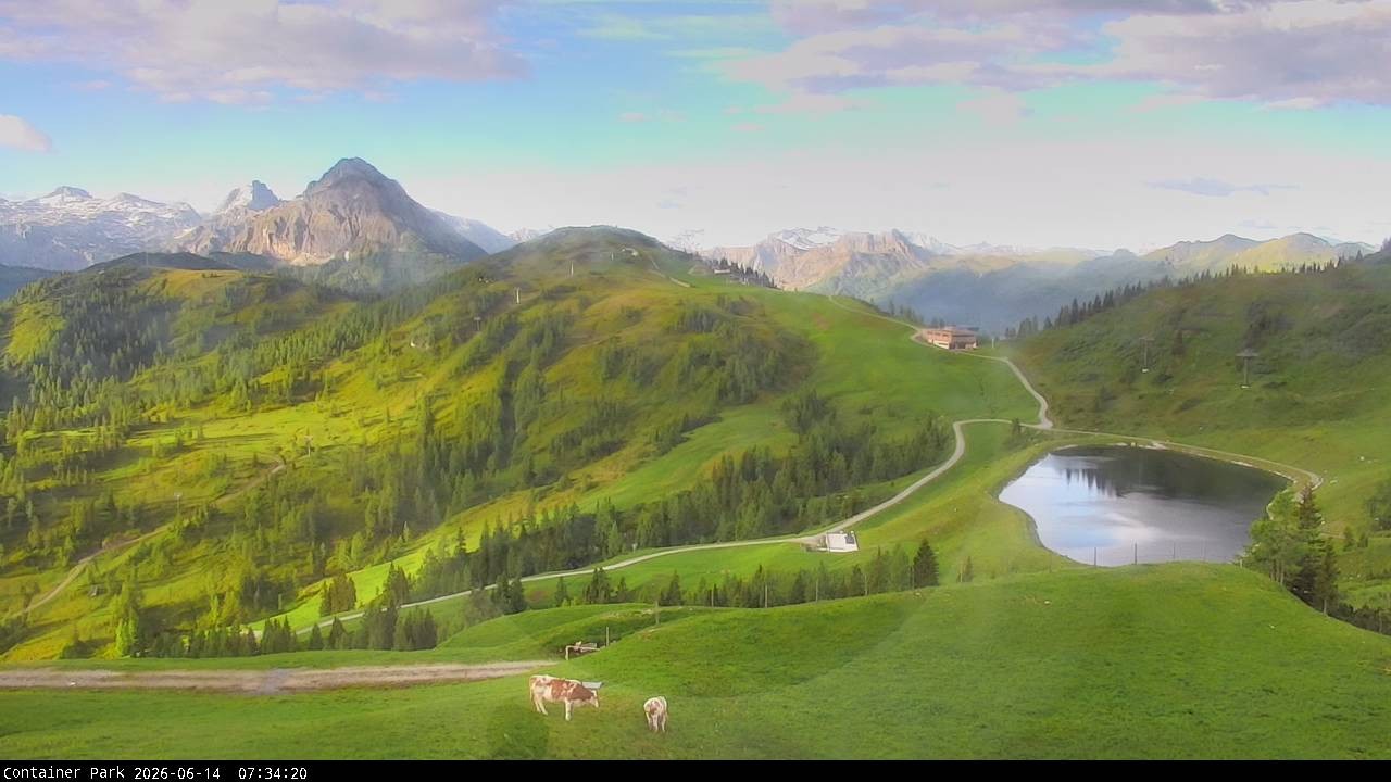 Archived image Webcam Flachauwinkl-Kleinarl