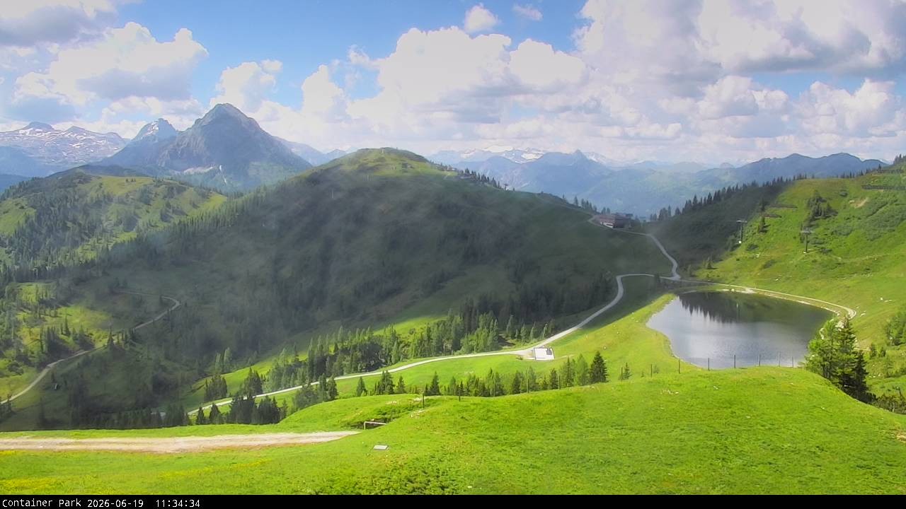 Archiv Foto Webcam Flachauwinkl-Kleinarl, Salzburger Land