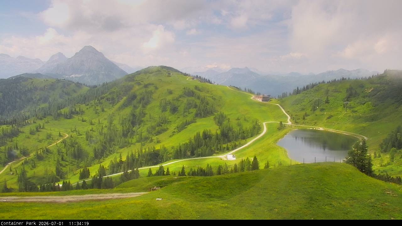 Archived image Webcam Flachauwinkl-Kleinarl