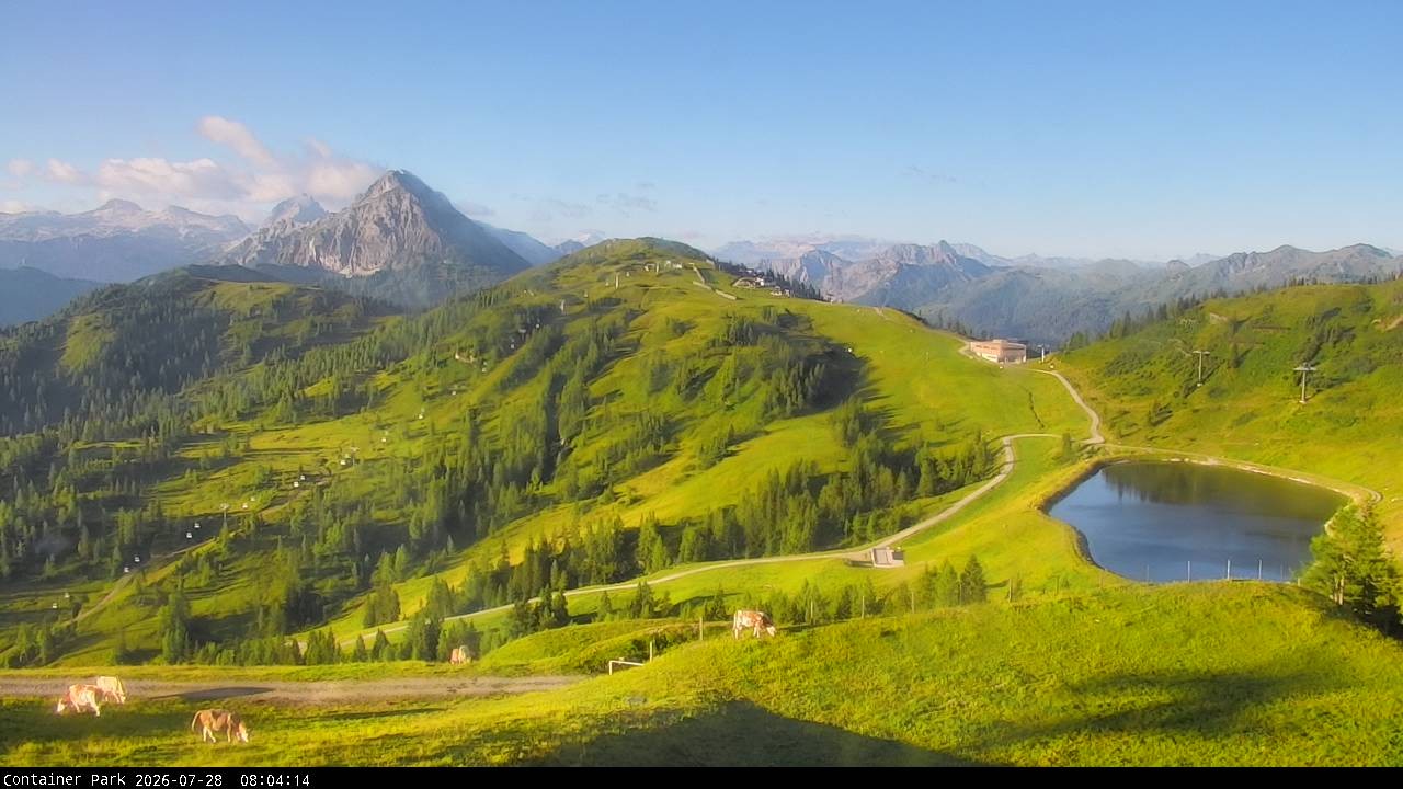 Archiv Foto Webcam Flachauwinkl-Kleinarl, Salzburger Land